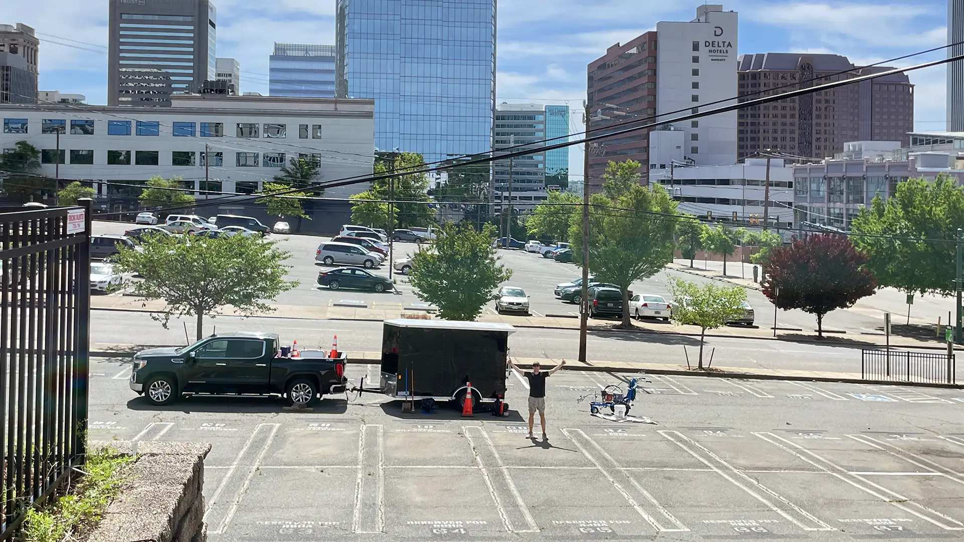 American Line Pros Parking Lot Line Painting Services in Virginia